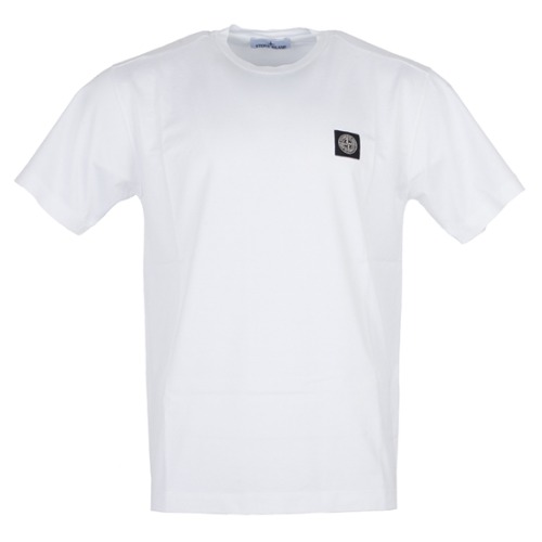 스톤아일랜드 남성 반소매 코튼 셔츠 771524113 V0001 (WHITE)