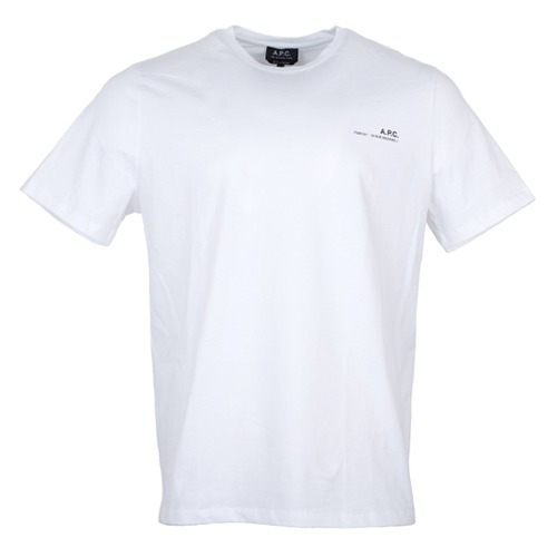 아페쎄 남성 면 티셔츠 COFBTH26904 AAB (WHITE)