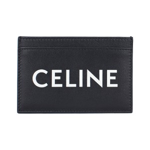 셀린느 로고 프린트 레더 카드 지갑 10B703DMF 38SI (BLACK)